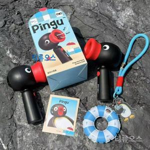 큐티 핑구 충전용 휴대용 손선풍기 티류으스