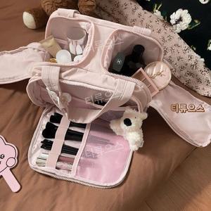 화장품 파우치 대용량 가방 여성 여행 워시 핸드백 욕실 파티션 샤워 메이크업 용 티류