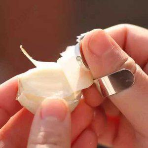 마늘가는반지 마늘까는기계 골무 껍찔까기 다용도 오픈형 필러