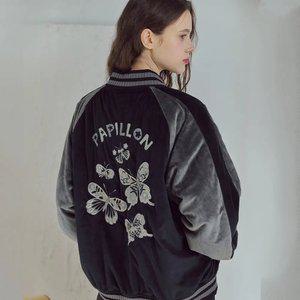 PAPILLON 수베니어 자켓 블랙