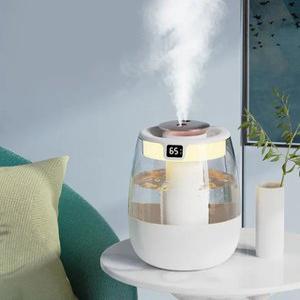 초미세 듀얼 미스트 안개 분사 데스크 미니 가습기 저소음 UV 살균 습도 C타입 무드등