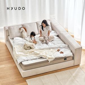 [11월 5% 최종판매가 252,180]휴도 선유 정품 조야 원단 패브릭 저상형 패밀리 침대 프