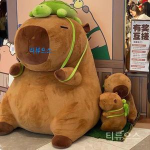 카피바라인형 동물 애착인형 귀여운 소형 중형 대형 쿠션 동물인형 티류으스
