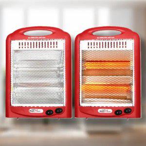 겨울 가정용 사무실 이동식 석영관 미니 2단 히터 안전 전기 발난로 스토브
