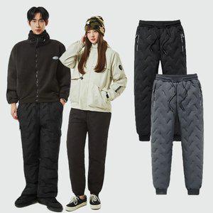 25FW BEST 카멜 방한 패딩바지 기모팬츠 남녀공용 겨울 융털 보온 방수 빅사이즈 트레