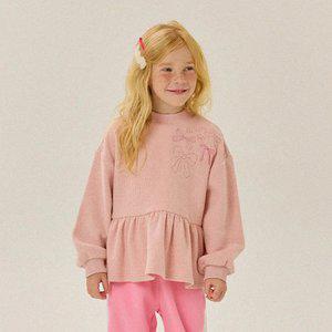 샤랄라리본맨투맨티셔츠(핑크)