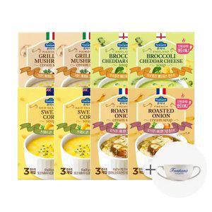 폰타나 지함수프 버라이어티 기획 60g, 8개 + 증정( 양손 수프컵, 1개)