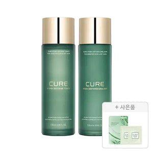 김정문알로에 큐어 하이드라 수딩 기획구성, 1개(토너 130ml, 1개+에멀젼 130ml, 1개)