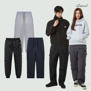 25FW 방한 패딩 양털바지 남녀공용 겨울 융털 보온 방수 빅사이즈 트레이닝 조거 와이