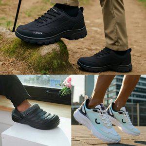 (입동이 지났어요!) 유세븐 가을과 겨울사이 트레킹화 남자 등산화 발볼넓은 운동화 남