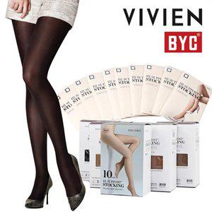비비안 외 고탄력 팬티 스타킹 벌크 10매 7매 무발 학생 기모 양모 타이즈 겨울 압박