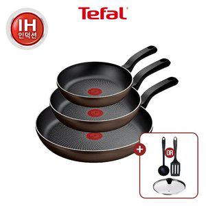 [테팔] 라이트쿡 인덕션 프라이팬 3종(팬22+24+30)+레온24&비앤비뉴 조리도구1개