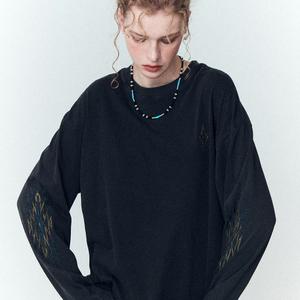 나바스타 피그먼트 롱슬리브 스모크블랙