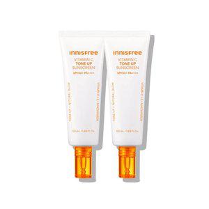 이니스프리 비타C 잡티 톤업 선스크린 SPF50+ PA++++ 50mL 2개