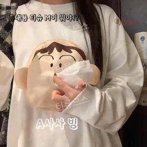 맹구 콧물 티셔츠 오버핏 반팔 홈웨어 홈패션 티류으스