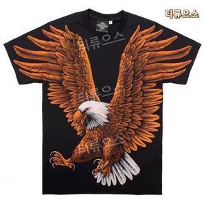 남성 호랑이 프린트 반팔 티셔츠 3D 동물 디자인 행사복 티류으스