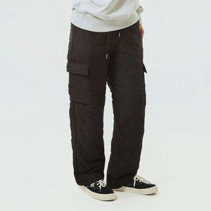 방한 카고 패딩바지 남녀공용 겨울 양털 보온 방수 빅사이즈 와이드팬츠