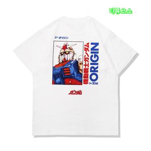 빈티지 건담 티셔츠 일본 반팔 티류으스