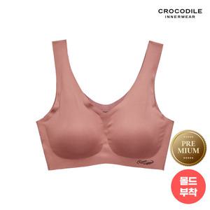 [크로커다일] 프리미엄 모달스킨 V넥 감탄브라 브라운 CDWBR2P53T