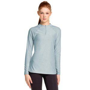 테슬라 자외선차단 쿼터 집업 애슬레저 티셔츠