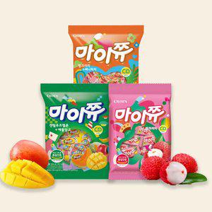크라운 마이쮸 100g 4종 12봉 (핑크리치3+애플망고3+써니피치3+멜론3)