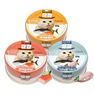 [모찌네] 고양이캔 찹찹 90gx24개입 3종 모음전