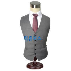 티류으스 솔리드 남성 봄가을 양복조끼 정장조끼