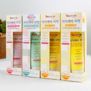 예꼬맘 어린이 치약 60g x 4개 무불소 저불소 고불소 아기 유아 초등 키즈 아동 주니어