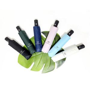 경량 자외선UV 차단 우산 튼튼한 접이식 3단 자동우산 암막양산