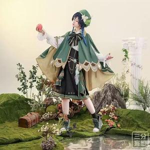 원신 벤티 코스프레 코스튬 게임 복장 의상 촬영 할로윈 졸업사진