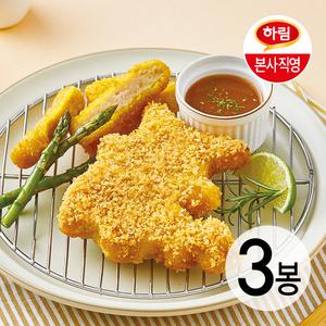 하림 포켓몬 피카츄 돈까스 500g 3봉