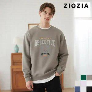 [지오지아] 남녀공용 그래픽 루즈핏 기모 맨투맨 (AEC4TR3601)