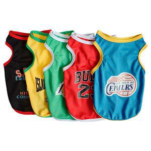 강아지옷 고양이 농구 유니폼 나시 티셔츠 조끼 반려동물 애견 실내복 외출복