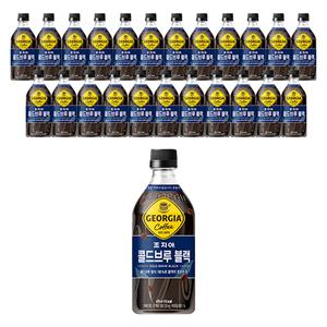 조지아 크래프트 콜드브루블랙, 470ml, 24개