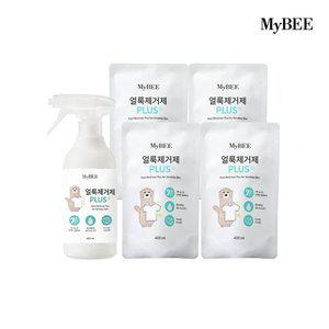 마이비 얼룩제거제플러스 용기(485ml)1개 + 플러스 리필(400ml) 4개