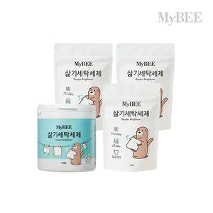 초핫딜 마이비 삶기세탁세제 용기(500g)+리필(400g) 3개