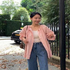 MADE 로지베리 투웨이 셔링 블라우스 (one color)