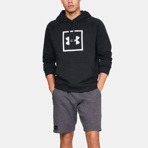 [언더아머] 라이벌 플리스 박스 로고 후디 (1329745-001-K)