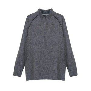 [언더아머] 여성 XQ 스레드본 심리스 1/4 지퍼 웜업 탑 (1317383-001-K)