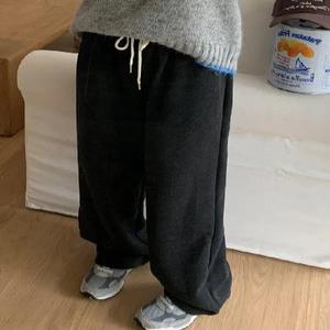 도톰기모 와이드 트레이닝 밴딩 팬츠 (4color)