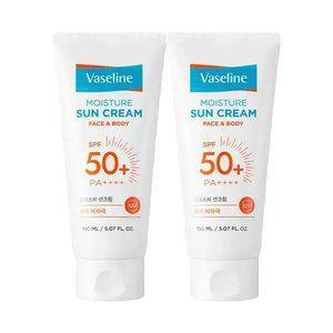 바세린 모이스처 선크림 150ml, 2개
