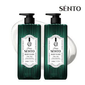 센.토 프라임 보.타니컬 약산성 바디워시 화이트머스크향 1100ml 2개