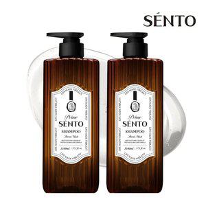 센.토 프라임 맥.주효모 단백질 두피케어 볼륨샴푸 플로럴머스크향 1100ml 2개