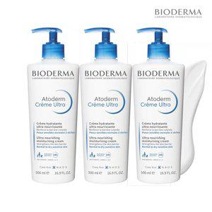 [3개 세트] 바이오더마 아토덤 크림 펌프형 500ml