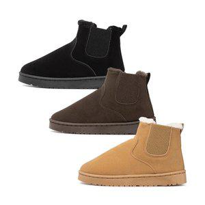 슈넬 스너그첼시 여성 겨울 어그 털 숏 첼시 부츠 방한화 겨울 신발