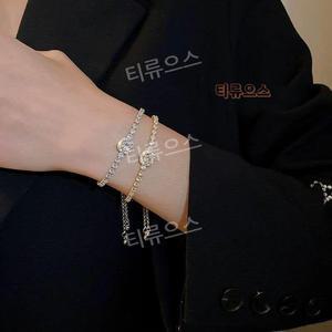 큐빅 다이어트 팔찌 크리스탈 팔찌 여성 건찌 여성 럭셔리 지르콘 발목 티류으스