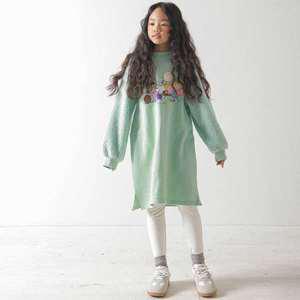 [아이러브제이] P. 피너츠 퍼 배색 원피스 JUWOP08