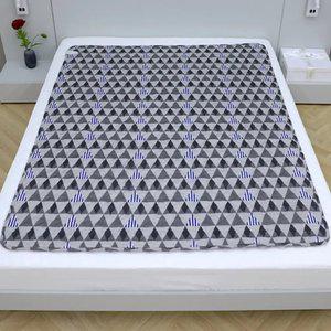 한일의료기 국산 탄소열선 온열 전기요 곰돌이/삼각 패턴