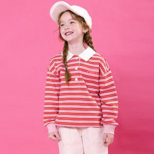 [아이러브제이] 오선샤인 스트라이프 카라 티 JWWTO55