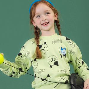 [아이러브제이] 버디 고양이 맨투맨 티 JWWTO53